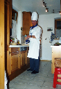 Hobby-Kochschüler bei Christian Henze 2003